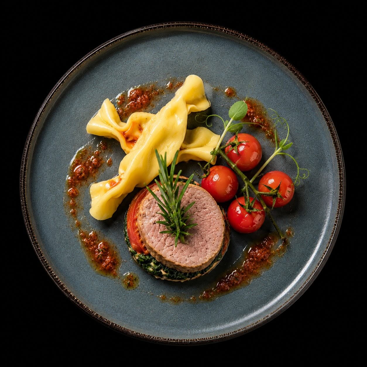 Accueil 6 Assiette gastronomique de saison dressée par Traiteur Duchateau